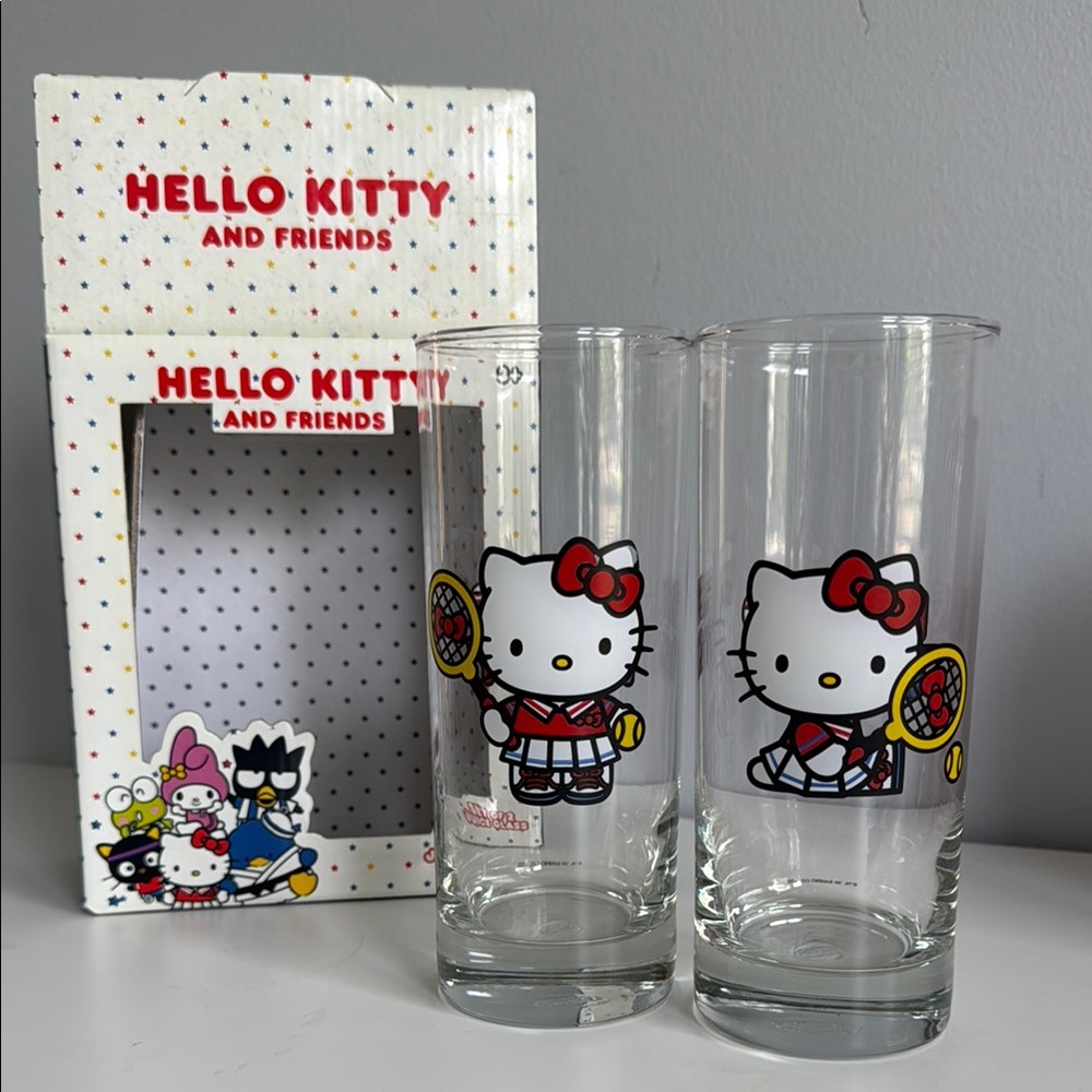Hello Kitty Drinking Glass Set